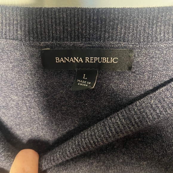 Banana Republic Striped Sweater Men's Size Large - Picture 2 of 4